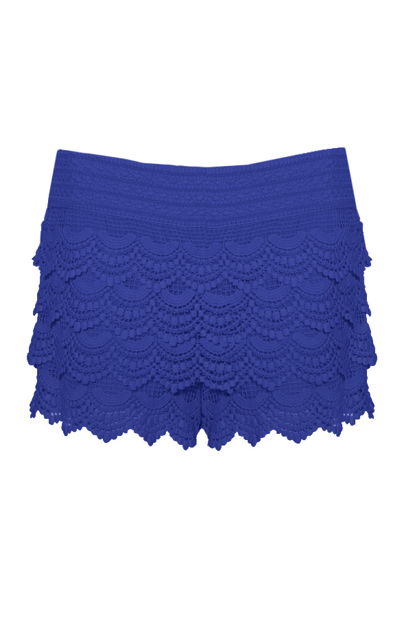 Lace Kobalt Short – shoparchief