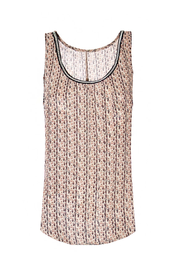Leaves Top Beige – shoparchief