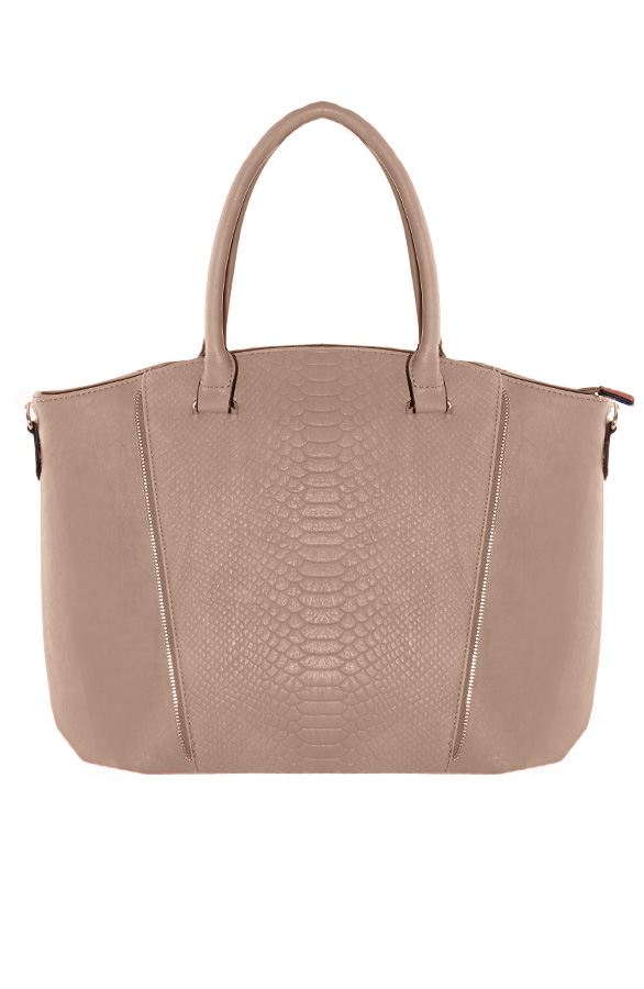 Taupe Snake Bag – shoparchief