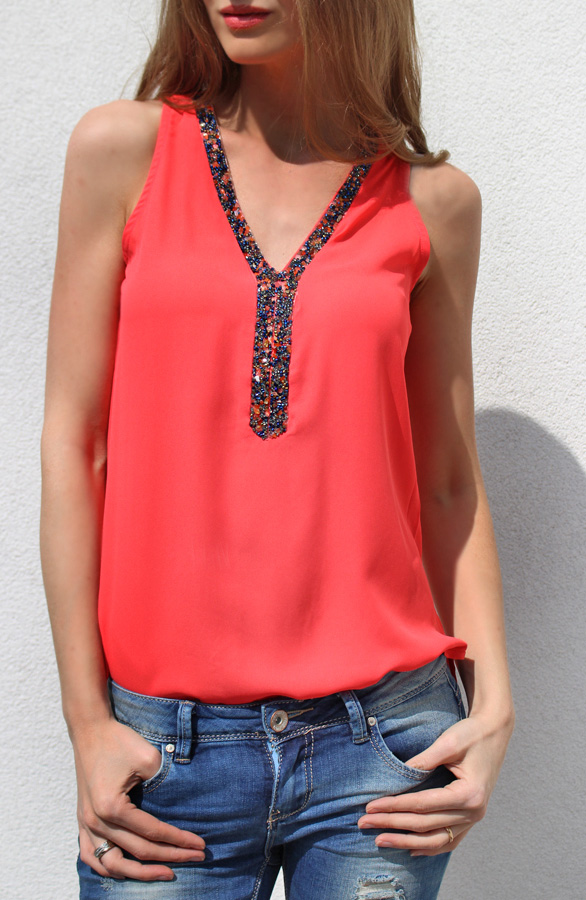 Gemstone Top Coral – shoparchief, foto 5