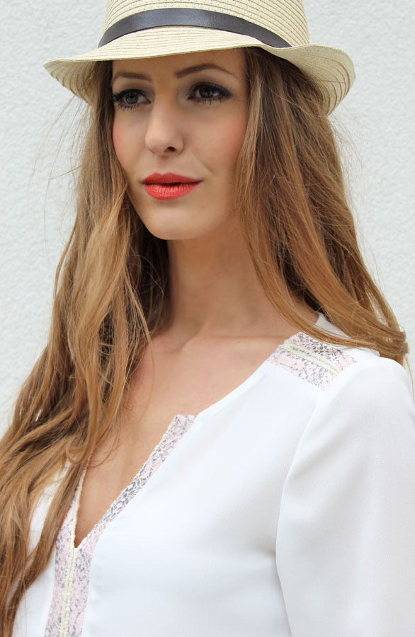 Luxury Salmon Blouse – shoparchief, foto 4