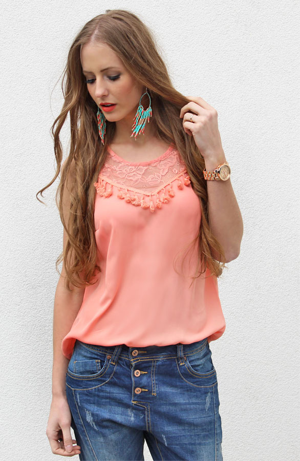 Funky Peach Top – shoparchief, foto 2