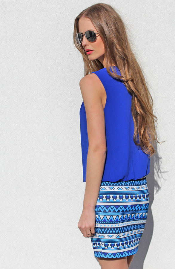 Springbreak Dress Blue 2.0 – shoparchief, foto 4