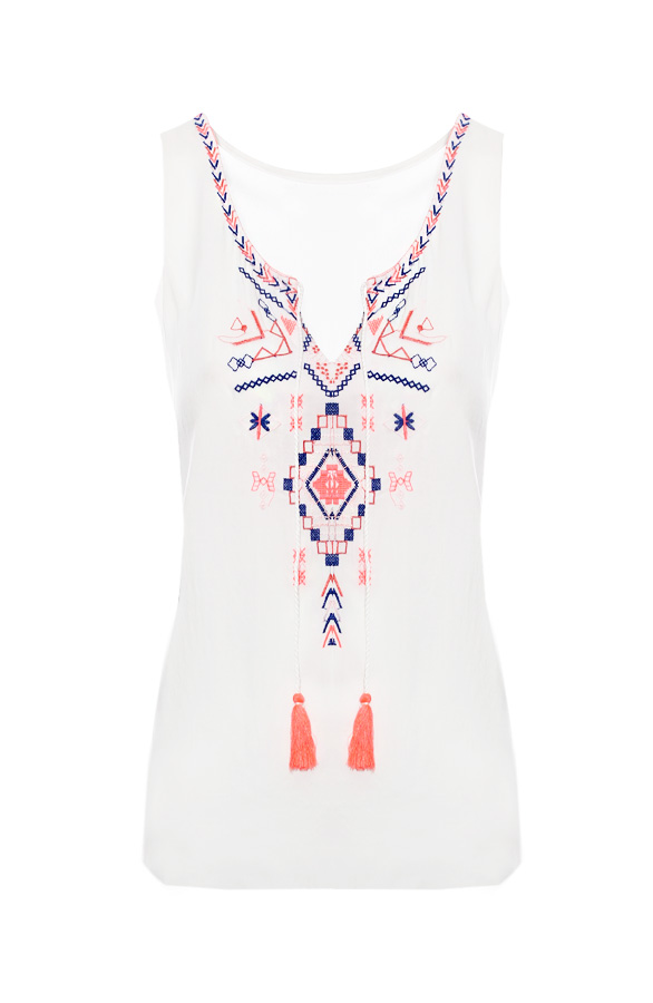 Ibiza Print Neon Top – shoparchief