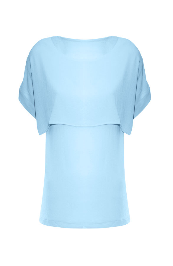 Loose Baby Blue Top – shoparchief