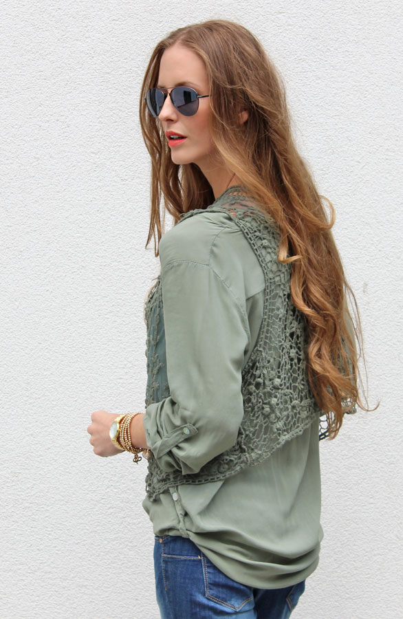Ibiza Blouse Army – shoparchief, foto 3
