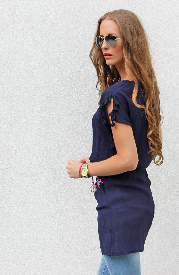 Monaco Tuniek Navy – shoparchief, foto 5