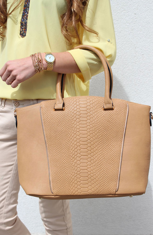 Camel Snake Bag – shoparchief, foto 3