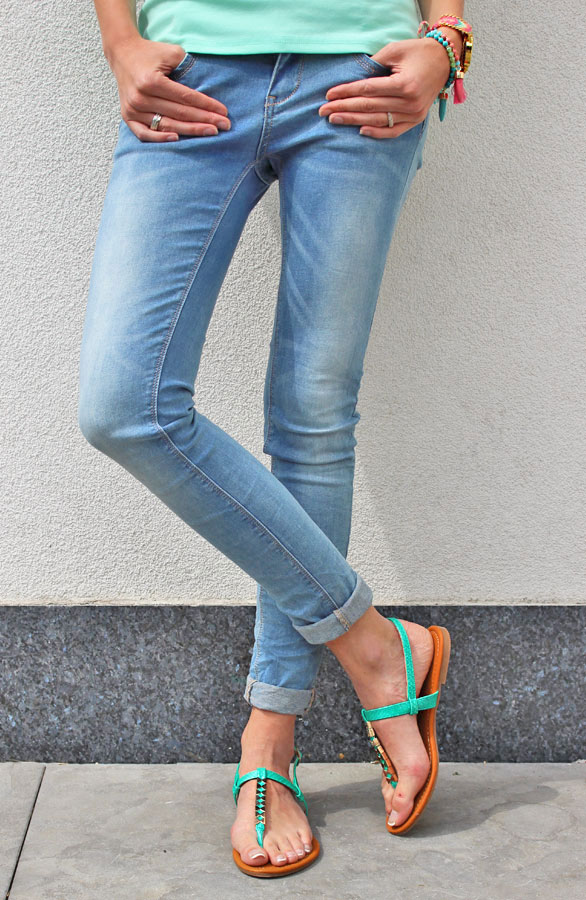 Metal Sandal Mint – shoparchief, foto 2