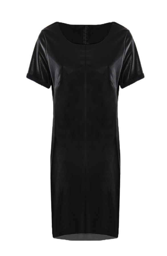 Leather Dress Black – shoparchief