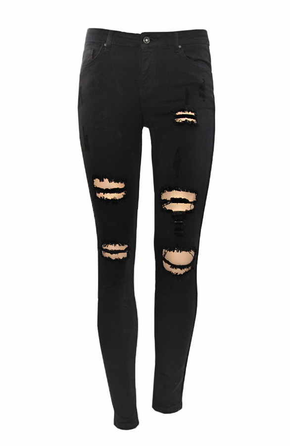 Ripped Jeans Black – shoparchief