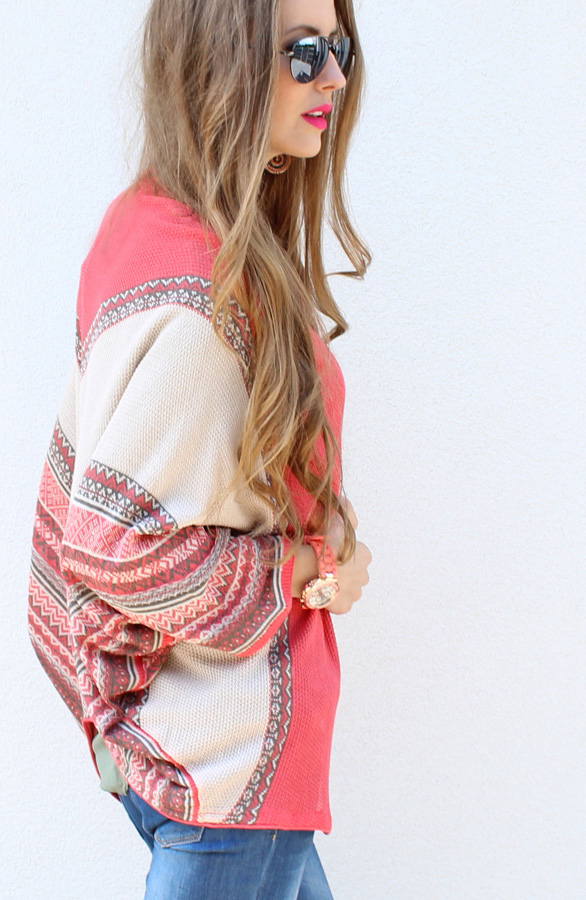 Bohemian Cardigan Terracotta – shoparchief, foto 4