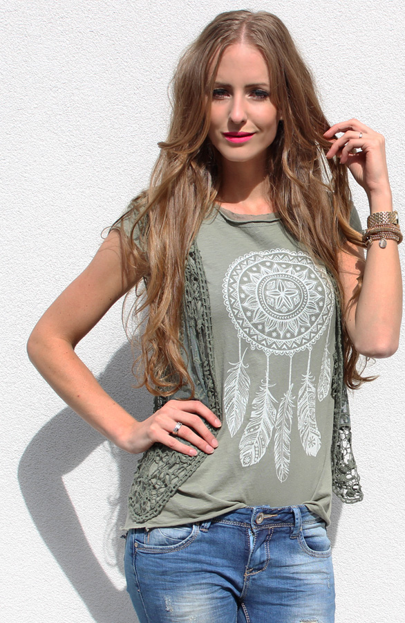 Catch My Dreams Top Army – shoparchief, foto 4