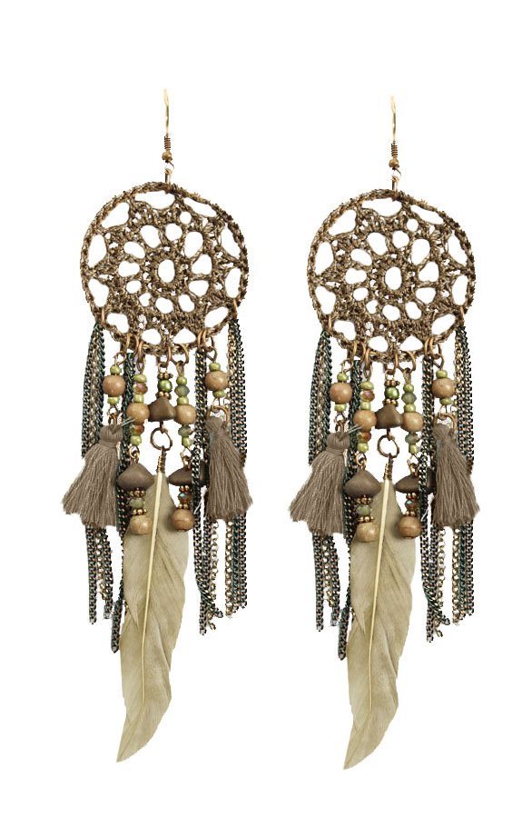 Dreamcatcher Oorbellen Army – shoparchief