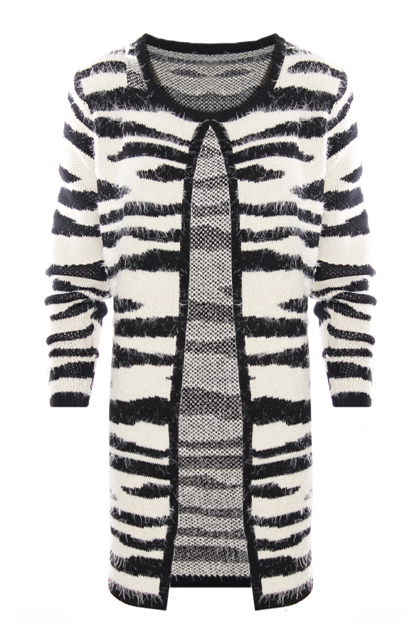 Fluffy Zebra Vest – shoparchief