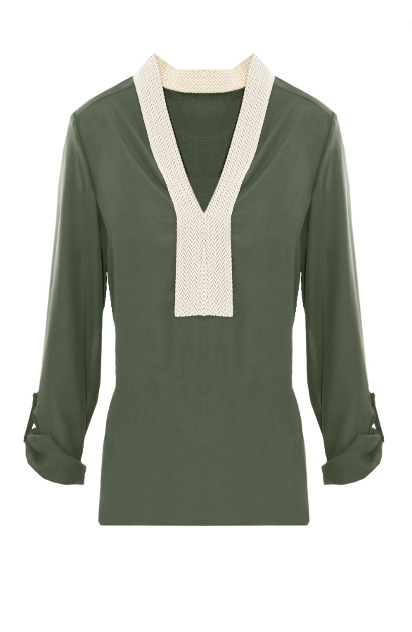 Indian Autumn Blouse Army – shoparchief