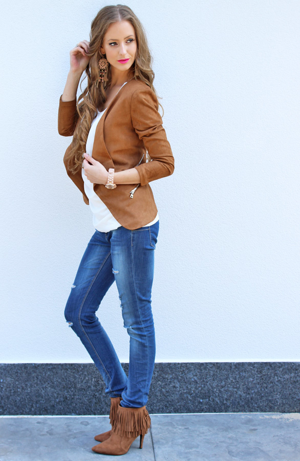 Most Wanted Blazer Suede Cognac – shoparchief, foto 4