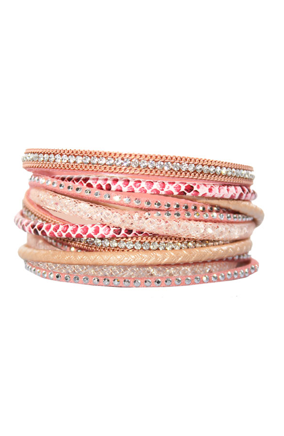 Wrap Me Bracelet Pink – shoparchief