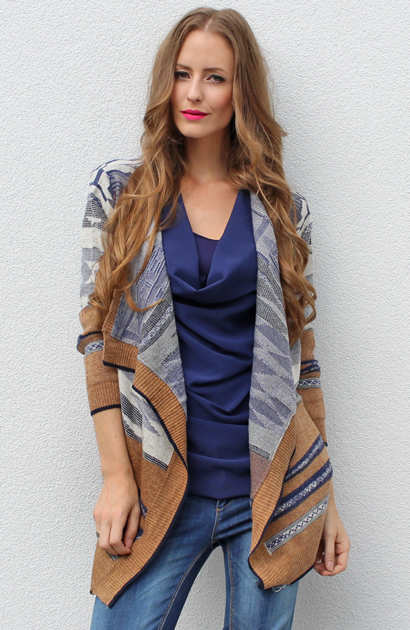 Autumn Cardigan 2.0 Blue – shoparchief, foto 3