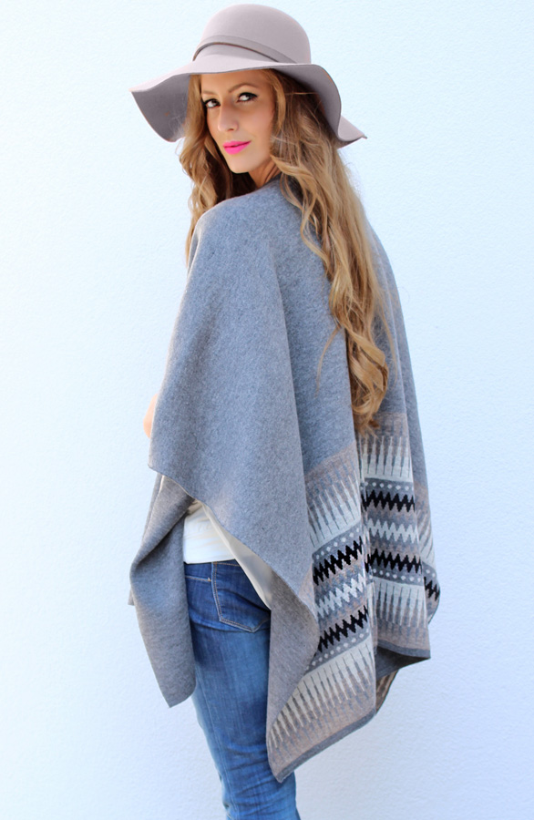 Aztec Poncho Luxury – shoparchief, foto 2