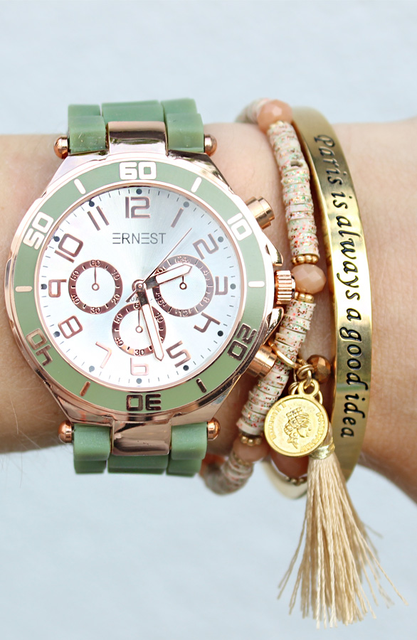 Paris Is Always A Good Idea Goud Armband – shoparchief, foto 2