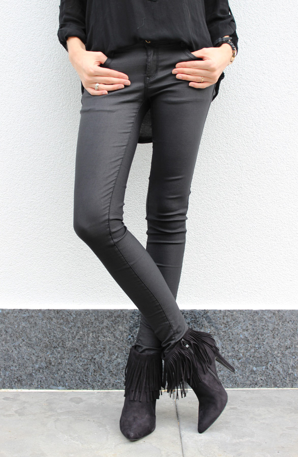 Fringe Booties Black – shoparchief, foto 5