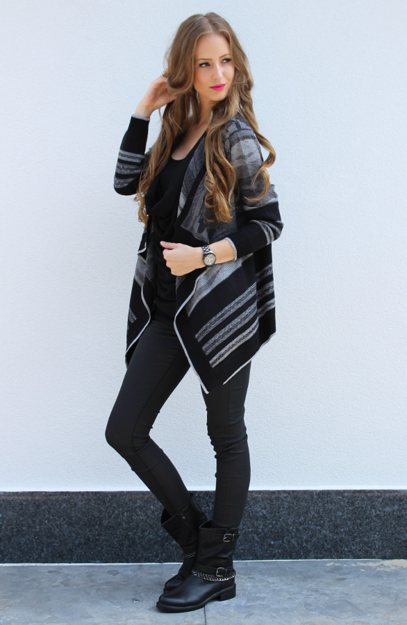 Autumn Cardigan 2.0 Black – shoparchief, foto 3