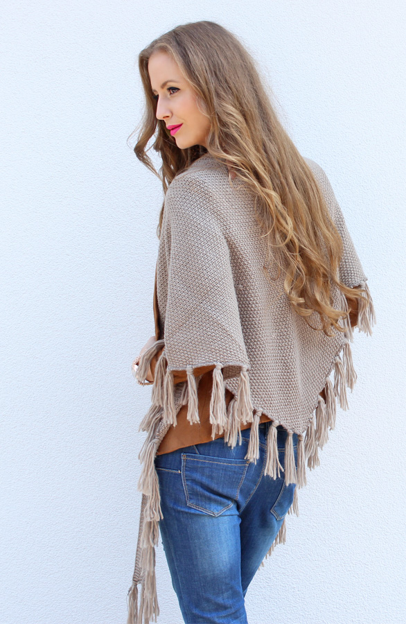 Fringe Sjaal Taupe – shoparchief, foto 4