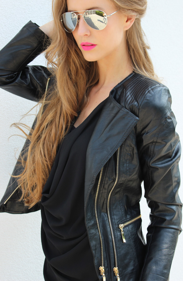 Biker Jacket Black – shoparchief, foto 4