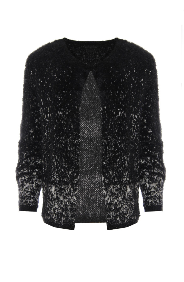 Cute Spot Cardigan Black – shoparchief