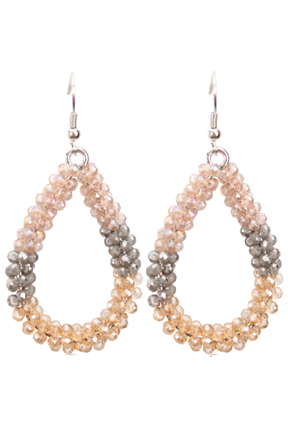 Oval Peach Oorbellen – shoparchief