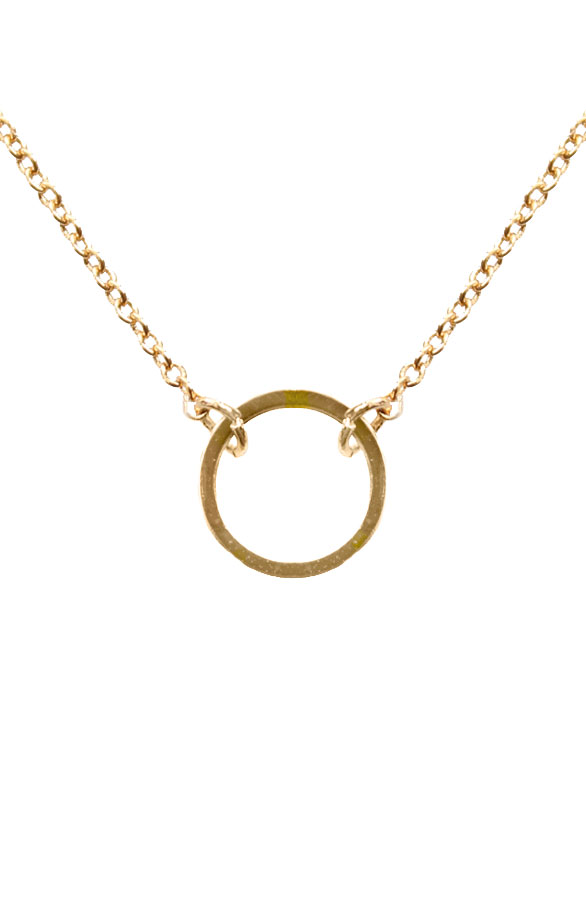 Fine Necklace Circle Gold – shoparchief