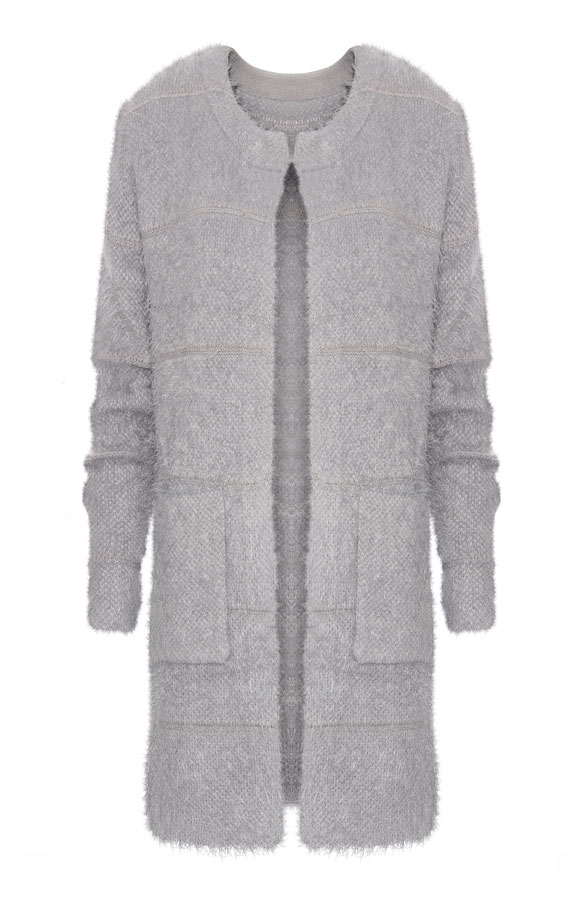 Fluffy Cardigan Grey – shoparchief