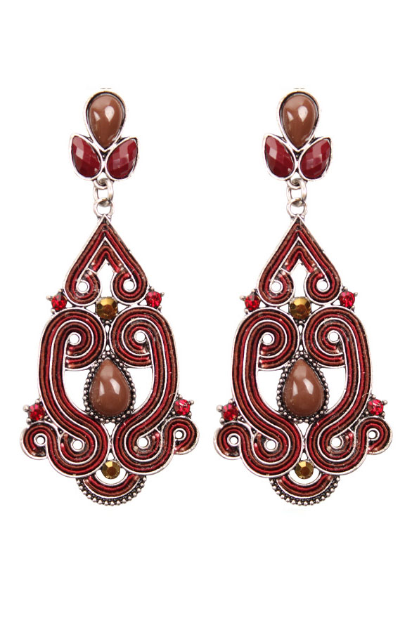 Lovely Classic Red Oorbellen – shoparchief