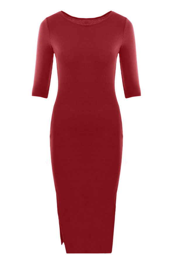Musthave Alert Dress Bordeaux – shoparchief