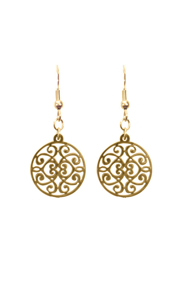 Origami Oorbellen Gold – shoparchief