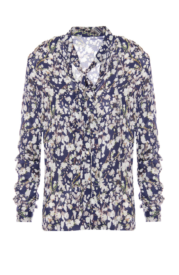 Sweet Flower Blouse Blue – shoparchief