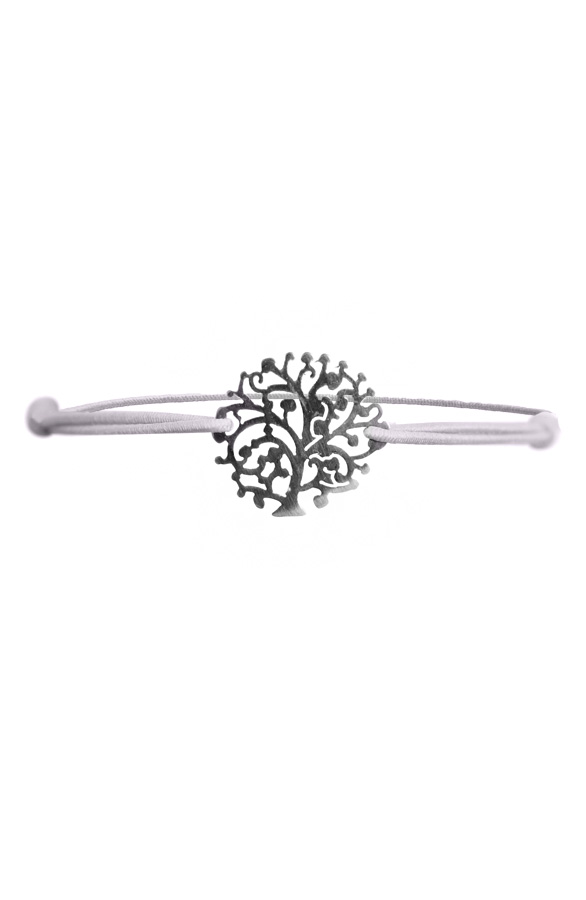 Tree Bracelet Zilver Grey – shoparchief
