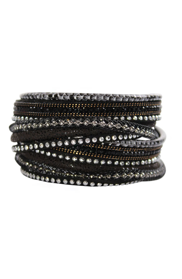 Wrap Me Bracelet Black – shoparchief