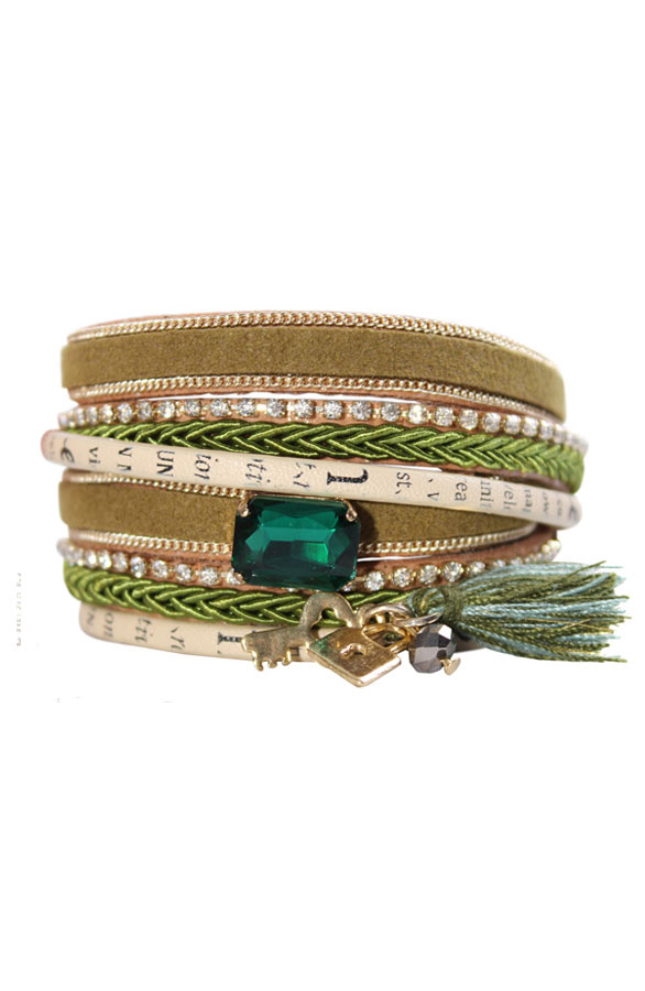 Wrap Me Bracelet Green – shoparchief