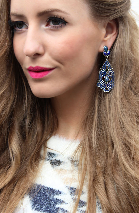 Lovely Classic Blue Oorbellen – shoparchief, foto 2