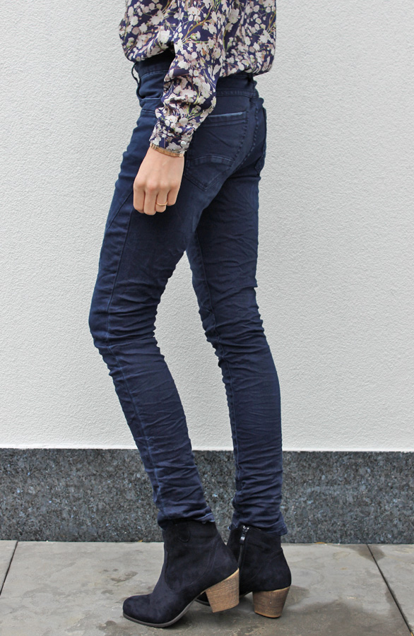 Suede Booties Blue – shoparchief, foto 2