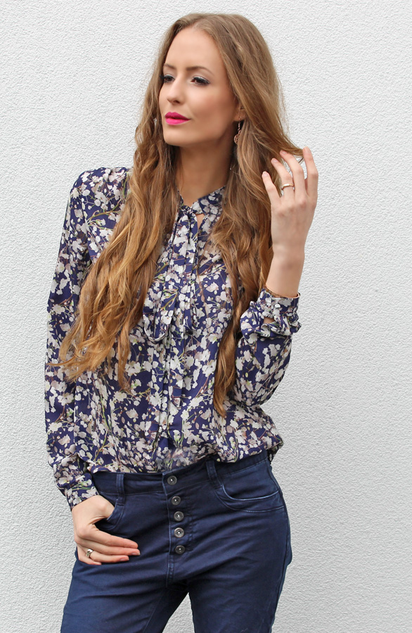 Sweet Flower Blouse Blue – shoparchief, foto 2