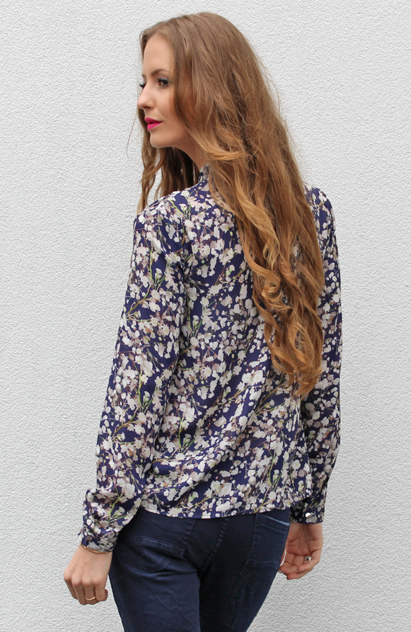 Sweet Flower Blouse Blue – shoparchief, foto 5