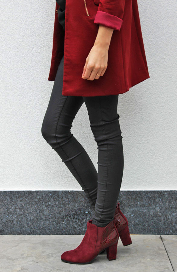 Chelsea Boots Bordeaux – shoparchief, foto 2
