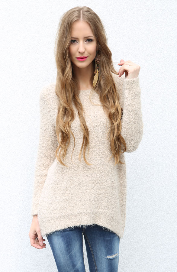 Soft Sweater Taupe – shoparchief, foto 4