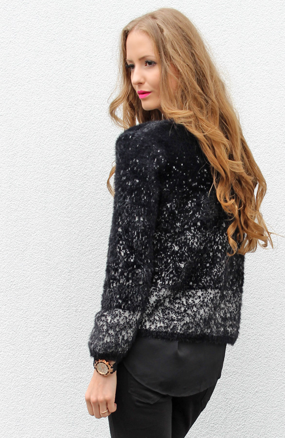 Cute Spot Cardigan Black – shoparchief, foto 6