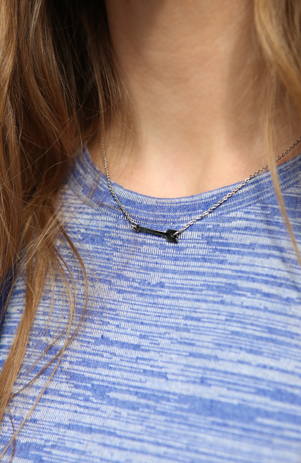 Arrow Necklace Silver – shoparchief, foto 3