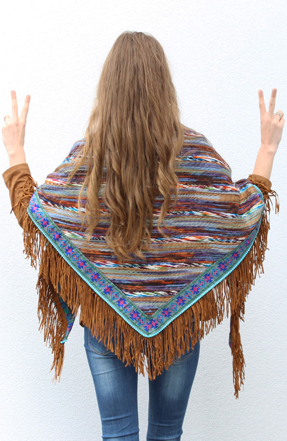Boho Fringes Sjaal Ocean – shoparchief, foto 4