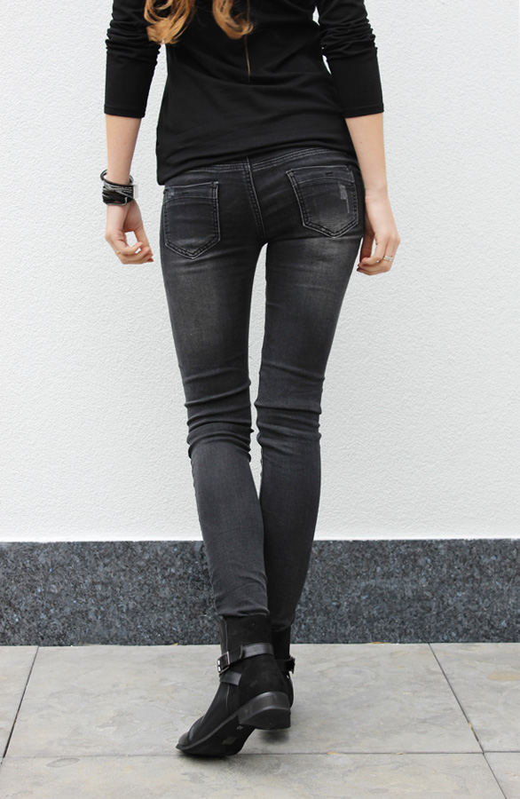 Black Scratch Jeans – shoparchief, foto 3
